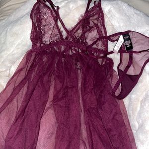 Womens 2 piece lingerie set